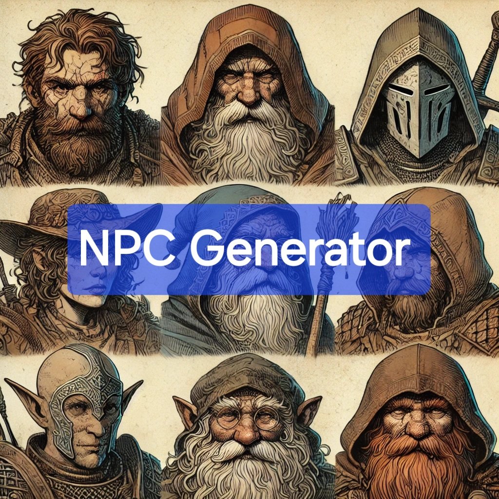 An NPC Generator Helps DMs Design Memorable, Ready-to-Play Characters